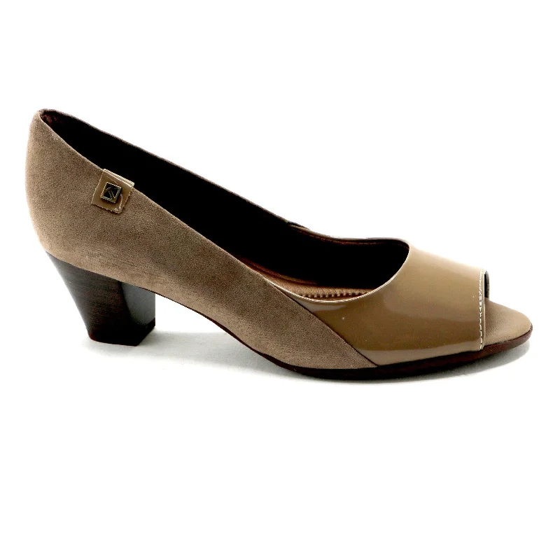 Trendy Peep-Toes - Taupe (714.080)