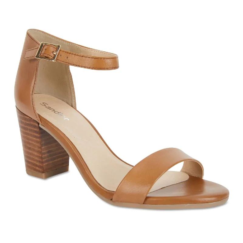 Beyond Heel in Tan Leather