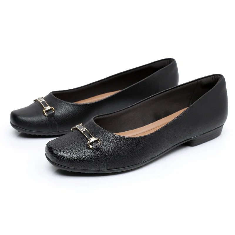 Refined Slip Ballerinas - Black (250.184)