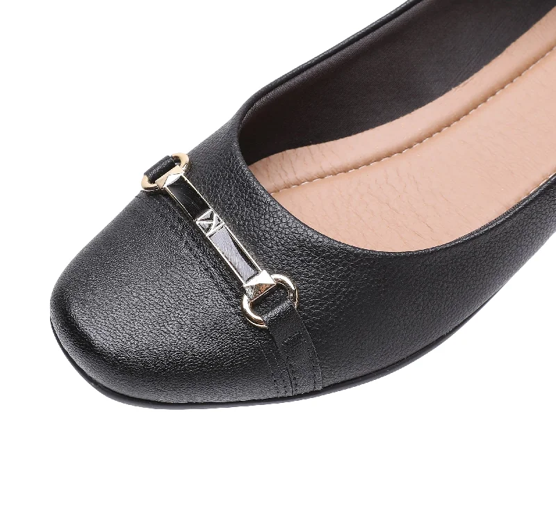 Refined Slip Ballerinas - Black (250.184)