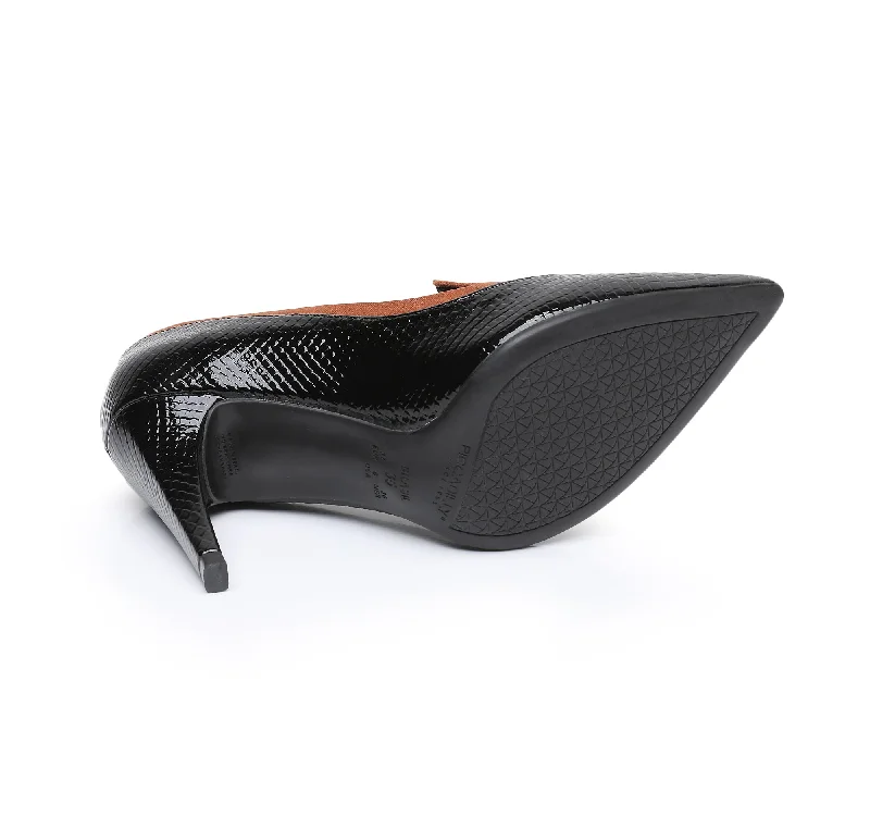 Dual-Tone Diva Pumps - Black+Tan (749.020)