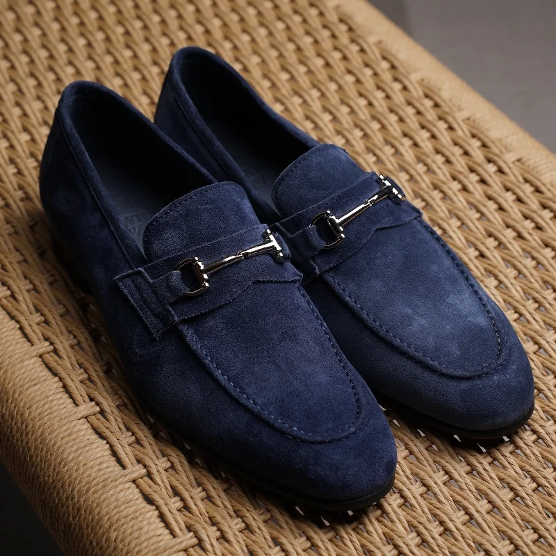 Blake Bit Loafer - Blue Suede