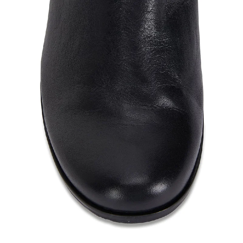 Brady Boot in Black Leather