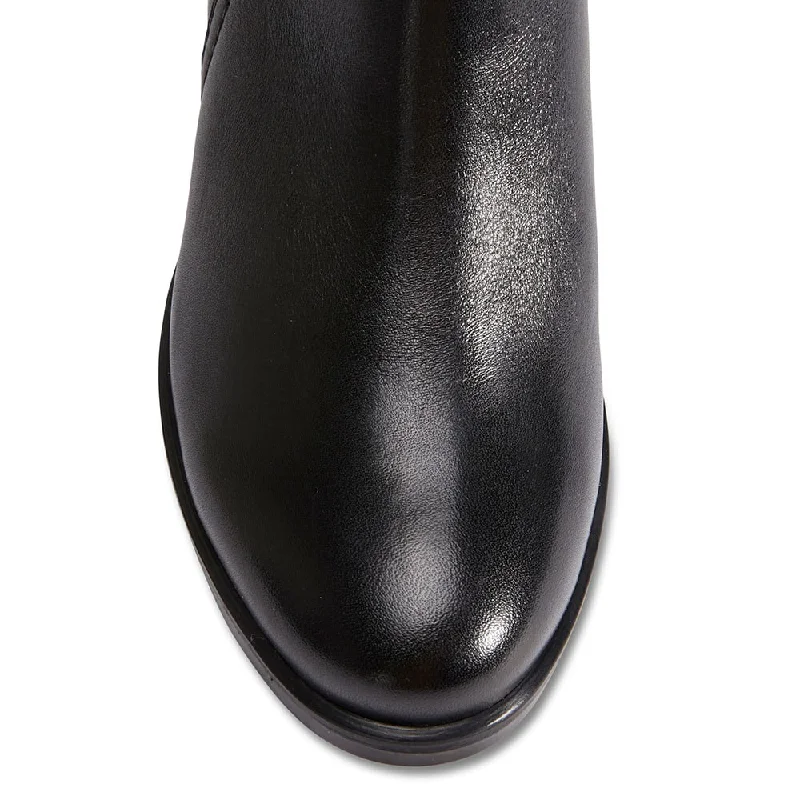 Carlton Boot in Black Leather