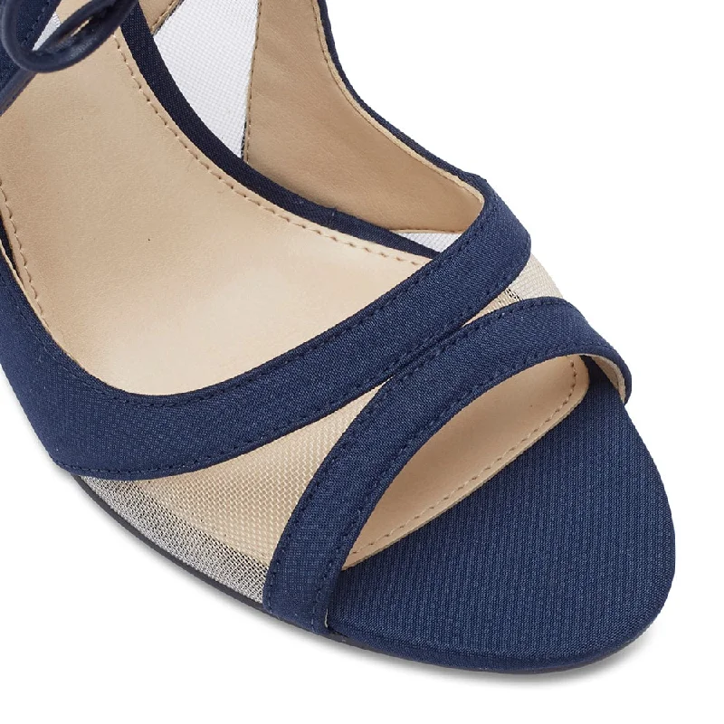 Cherie Heel in Navy