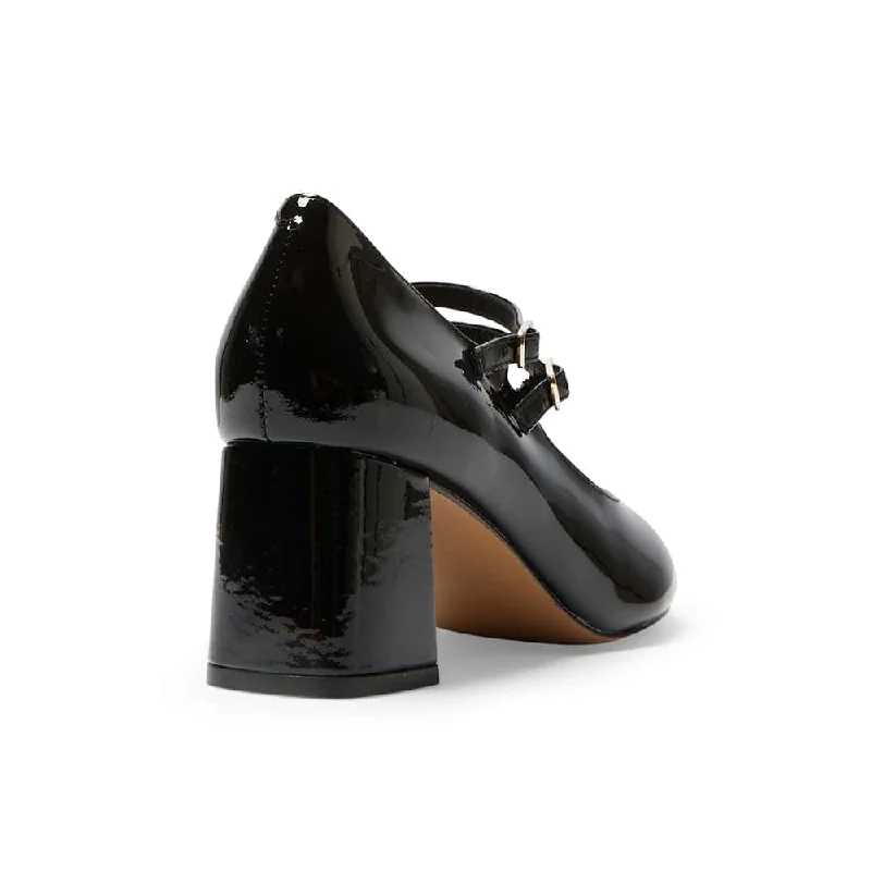 Claire Heel in Black Patent