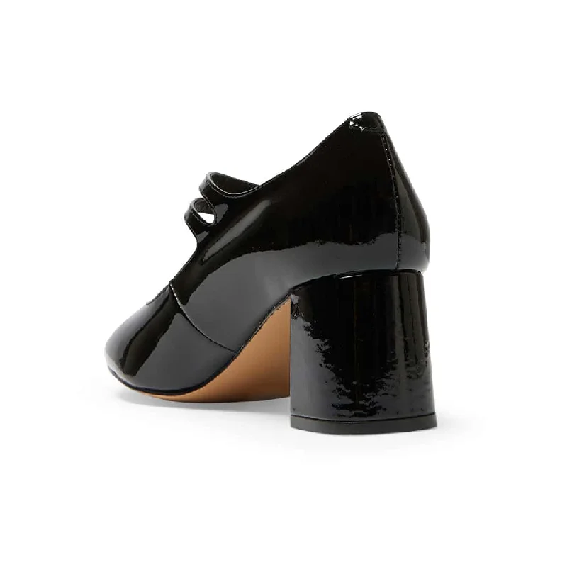 Claire Heel in Black Patent