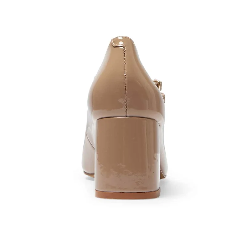 Claire Heel in Blush Patent Patent