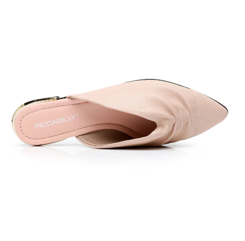 Serenade Mule Slip-Ons - Peach (274.076)