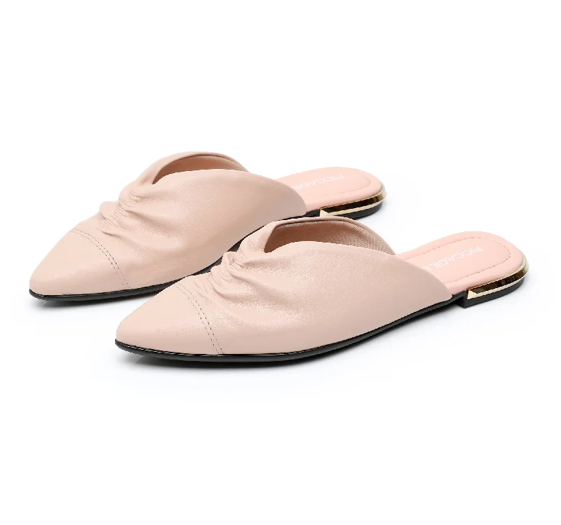 Serenade Mule Slip-Ons - Peach (274.076)