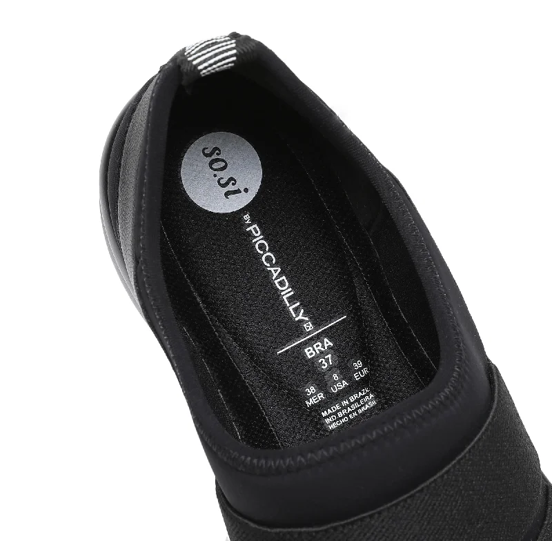 Slip-On Walking Sneakers -Black (S005034)