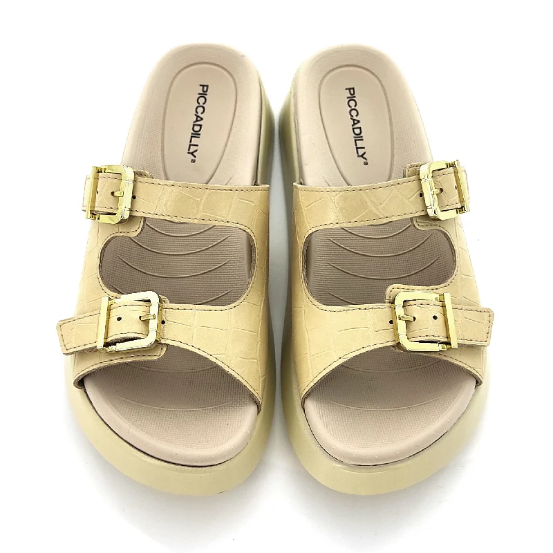 Serene Walkers - Creme Croco (468.005)