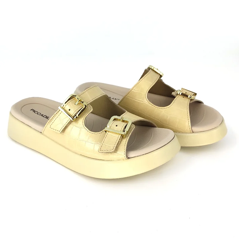 Serene Walkers - Creme Croco (468.005)