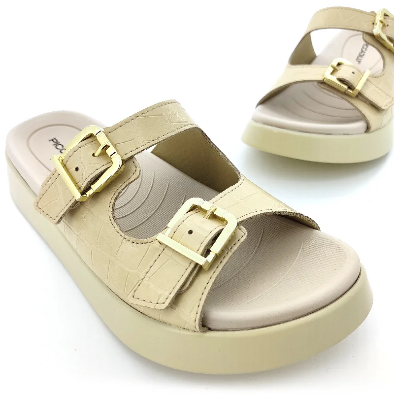 Serene Walkers - Creme Croco (468.005)