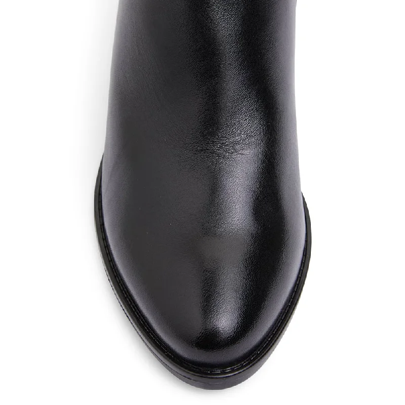 Dapper Boot in Black Leather