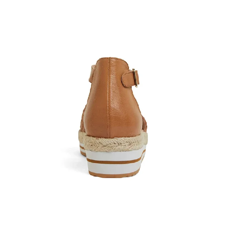 Daze Sandal in Tan Leather