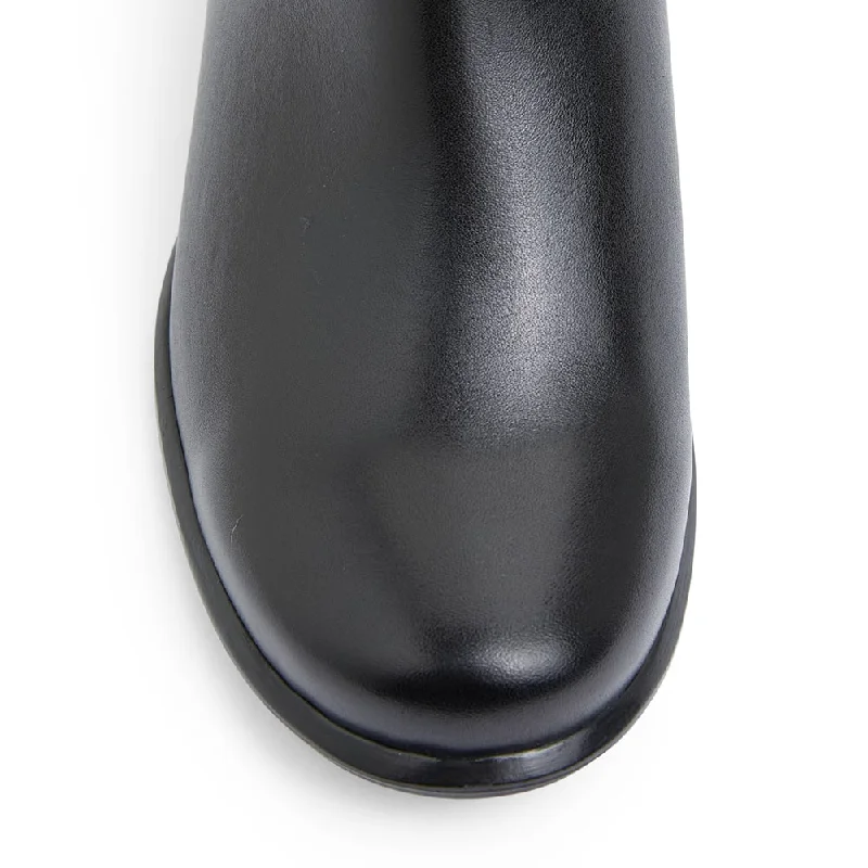 Delmar Boot in Black Leather