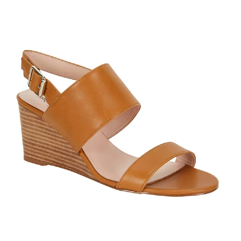 Diana Heel in Light Tan Leather