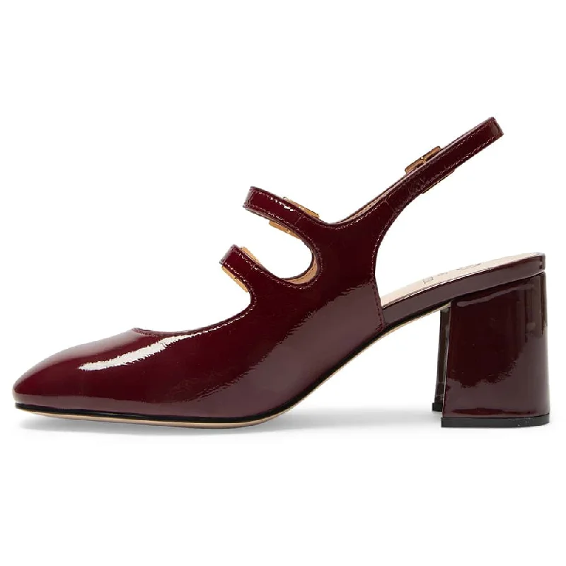 Diana Heel in Wine Patent