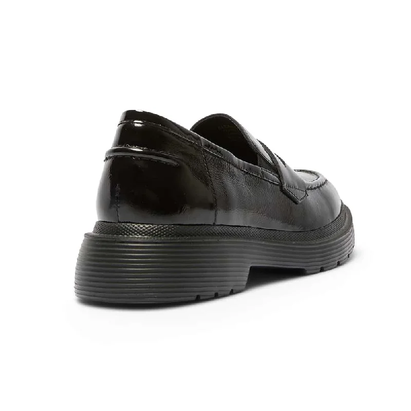 Eleanor Loafer in Black Patent