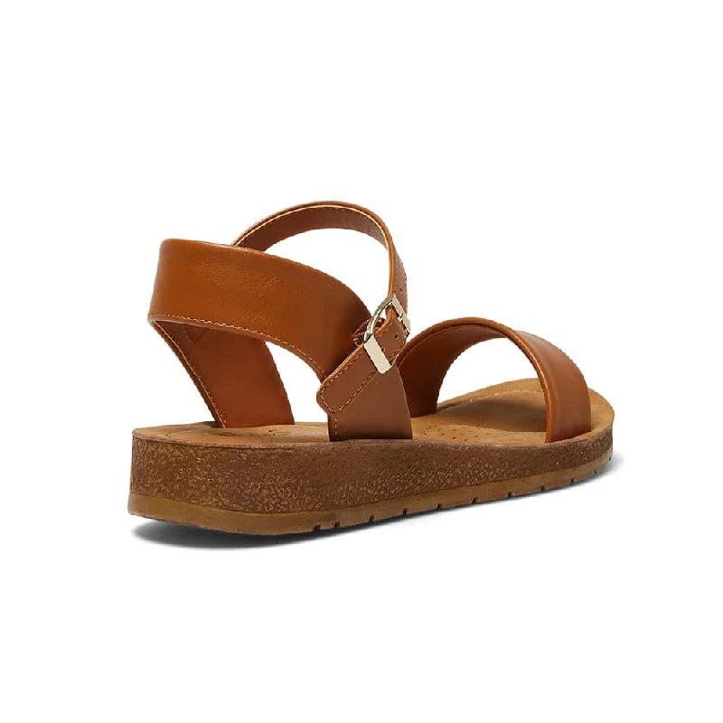 Eliza Sandal in Tan Smooth