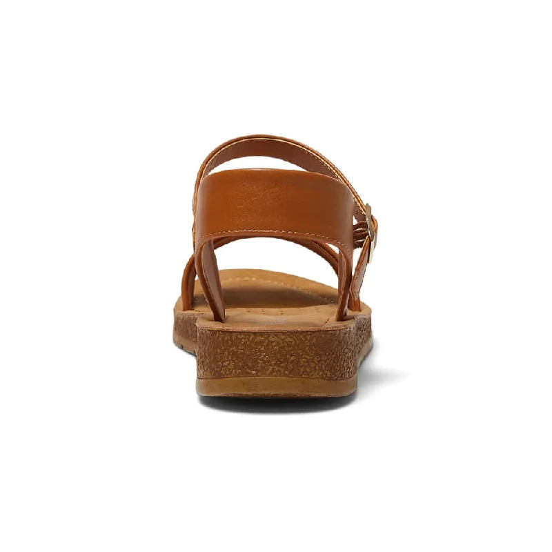 Eliza Sandal in Tan Smooth