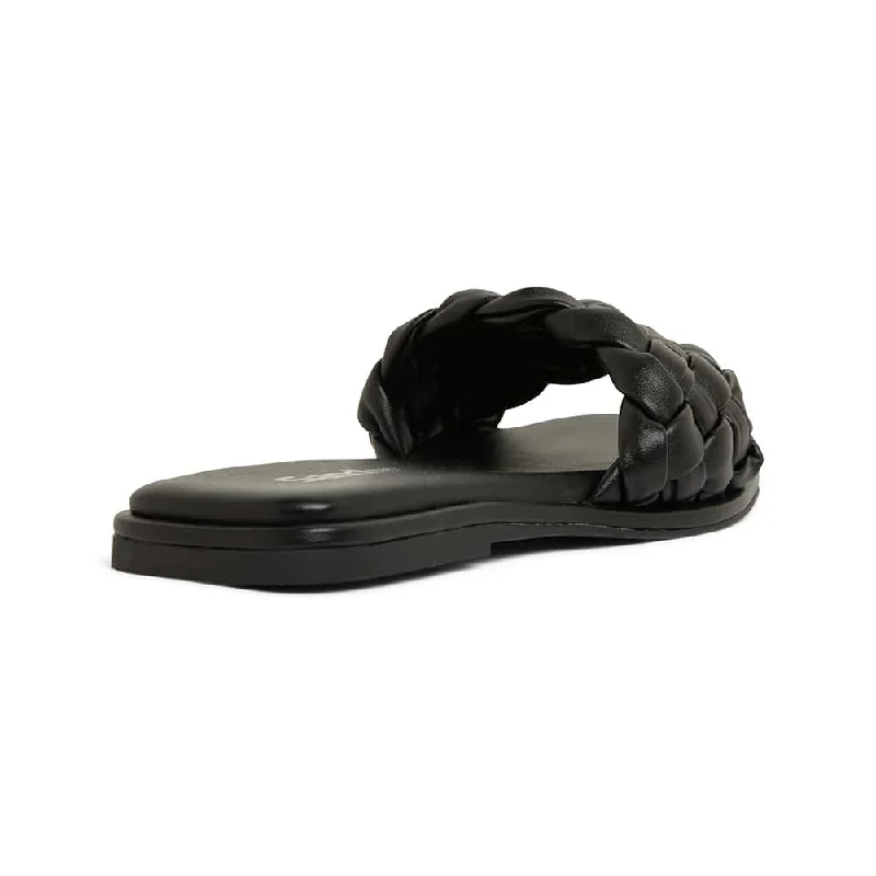 Emmy Slide in Black Smooth