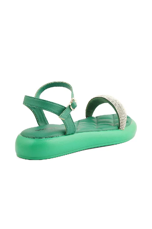 Party Wear Sandal I23689-Green