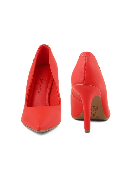 Formal Court Shoes I44442-Red