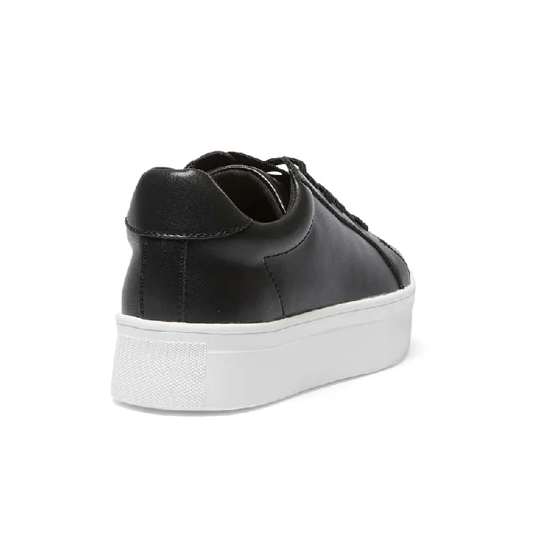 Frenzy Sneaker in Black Leather