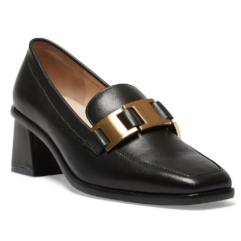 Gable Loafer in Black Leather