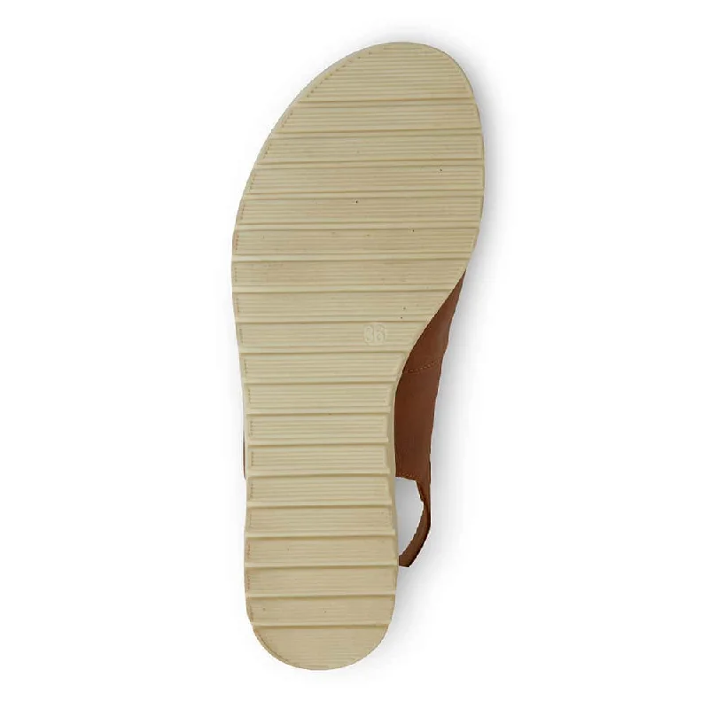 Gilmore Sandal in Cognac Leather