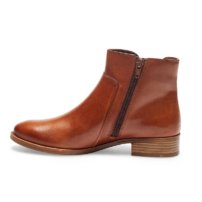 Glasgow Boot in Mid Brown Leather