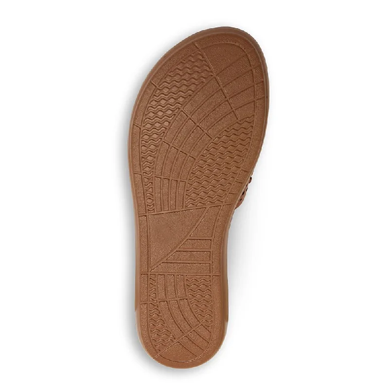 Grid Slide in Light Tan Smooth