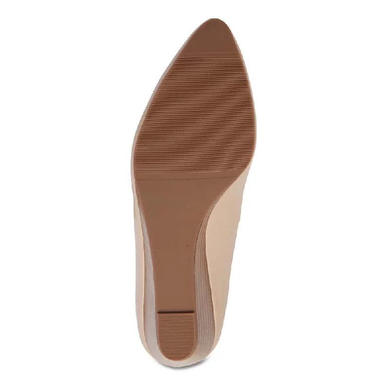 Henry Heel in Nude Leather