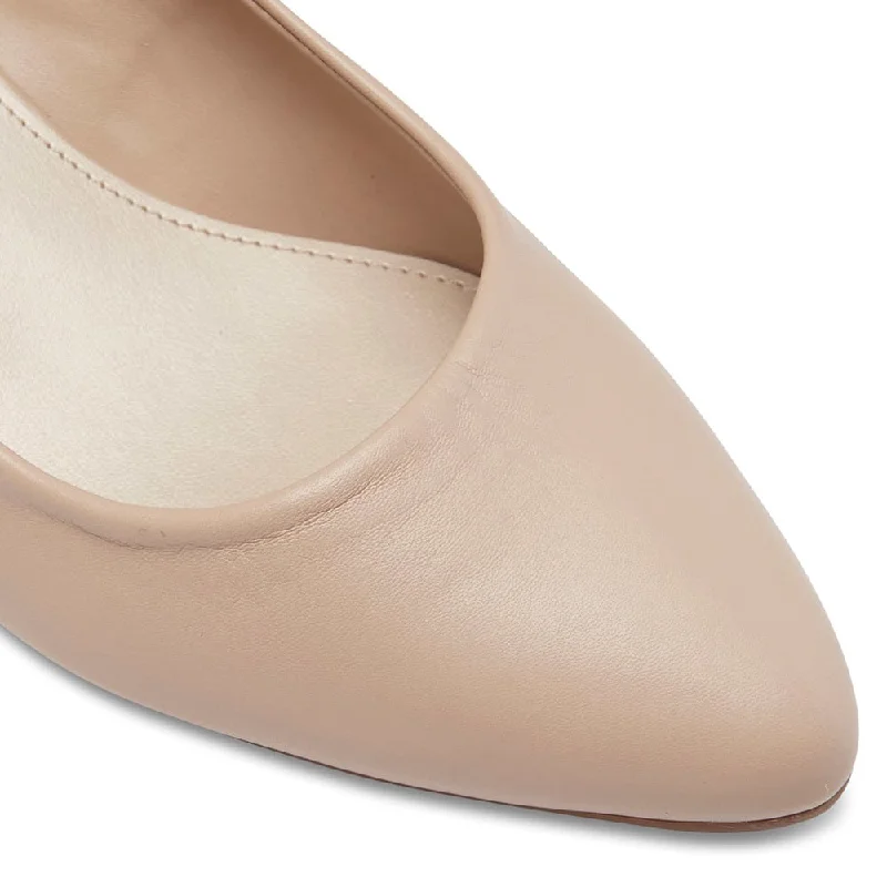 Henry Heel in Nude Leather