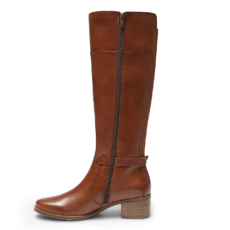 Junction Boot in Mid Brown Leather