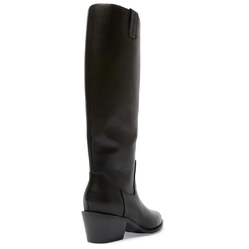 Justice Boot in Black Leather