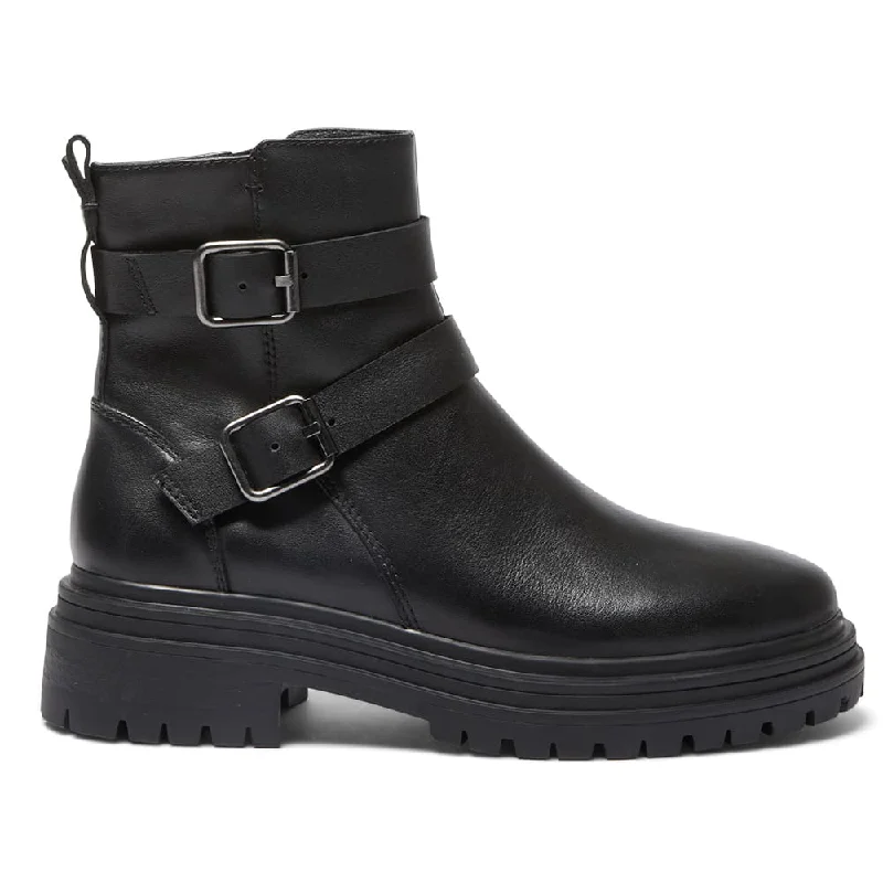 Kembla Boot in Black Leather