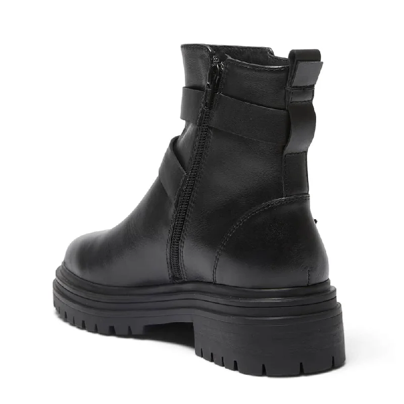 Kembla Boot in Black Leather