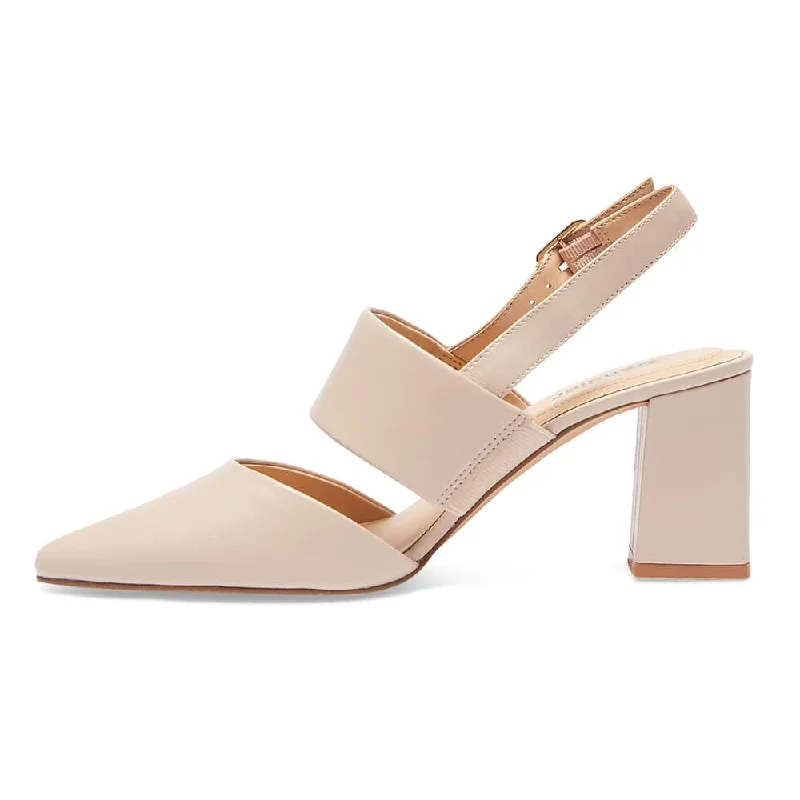 Kitson Heel in Blush Leather