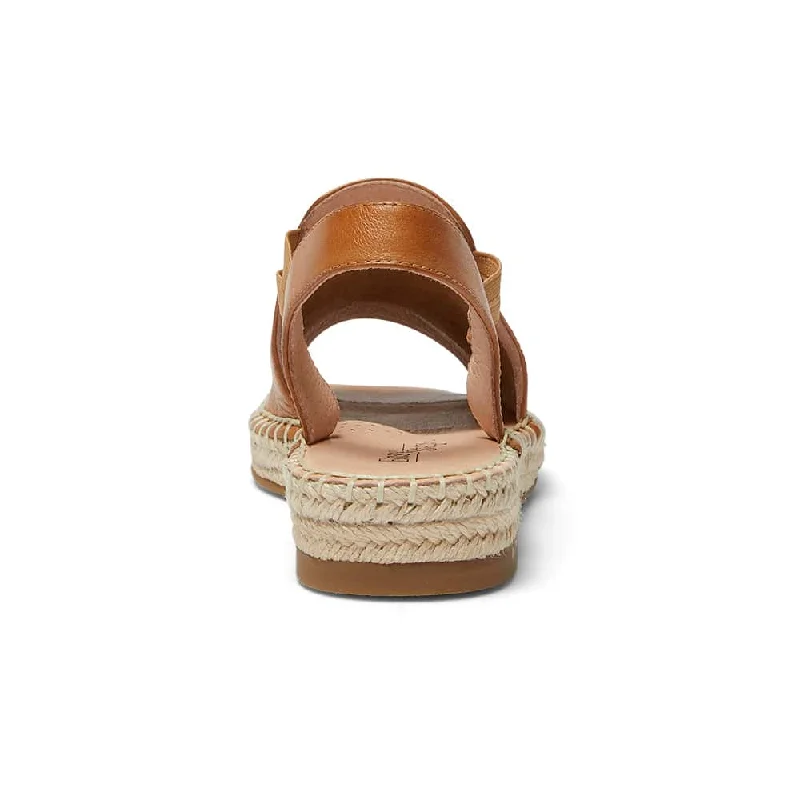 Koko Espadrille in Tan Leather