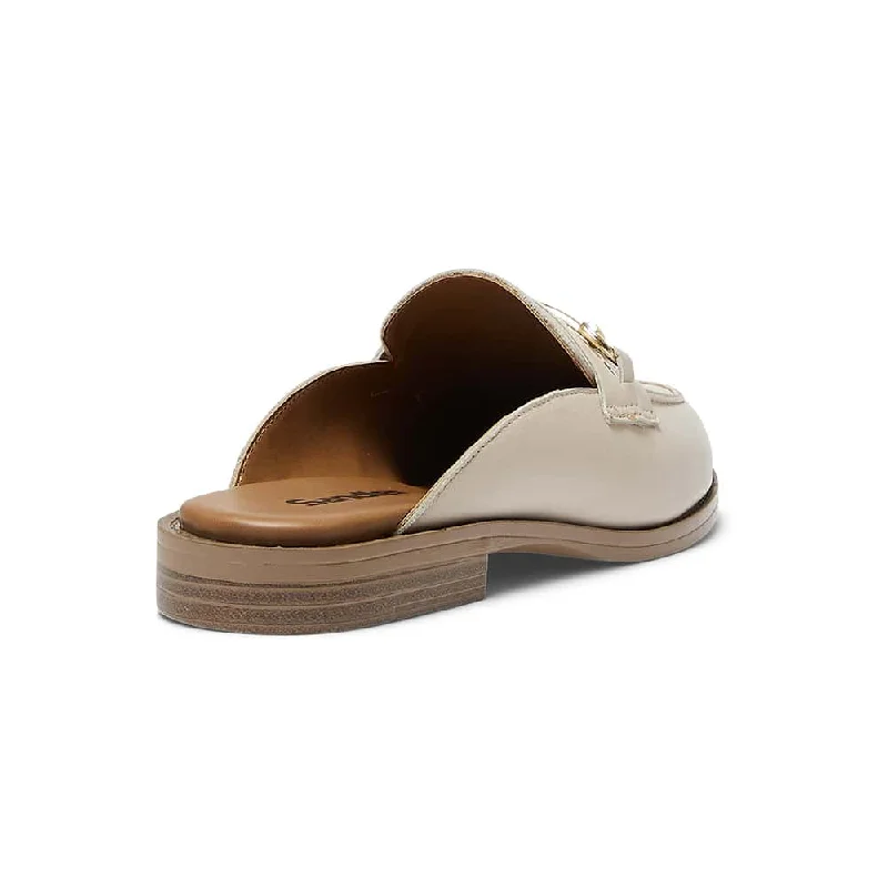 Lena Loafer in Ivory Leather