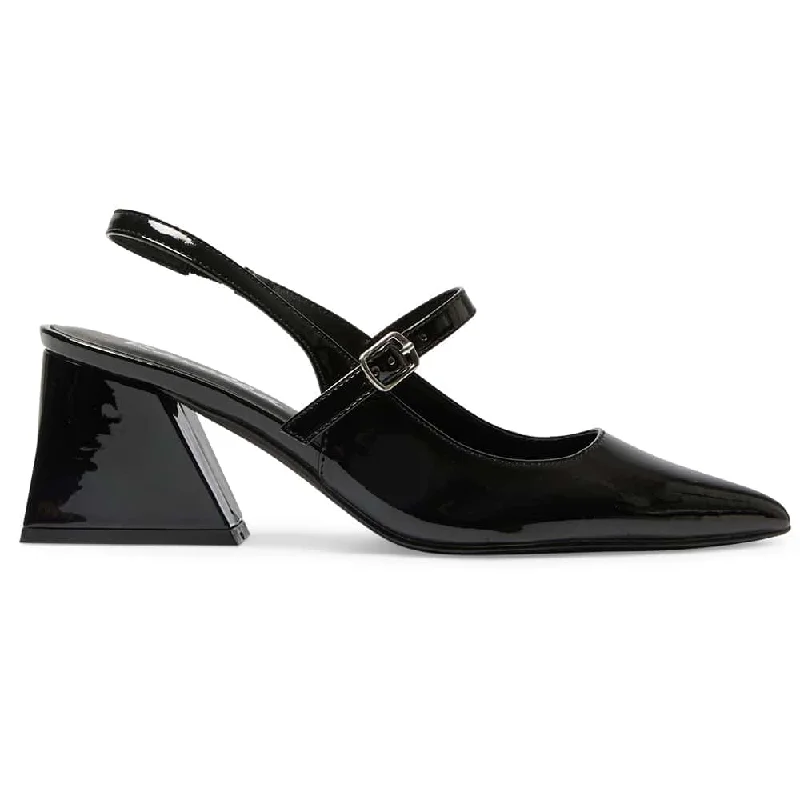 Loyal Heel in Black Patent