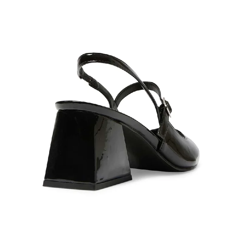 Loyal Heel in Black Patent