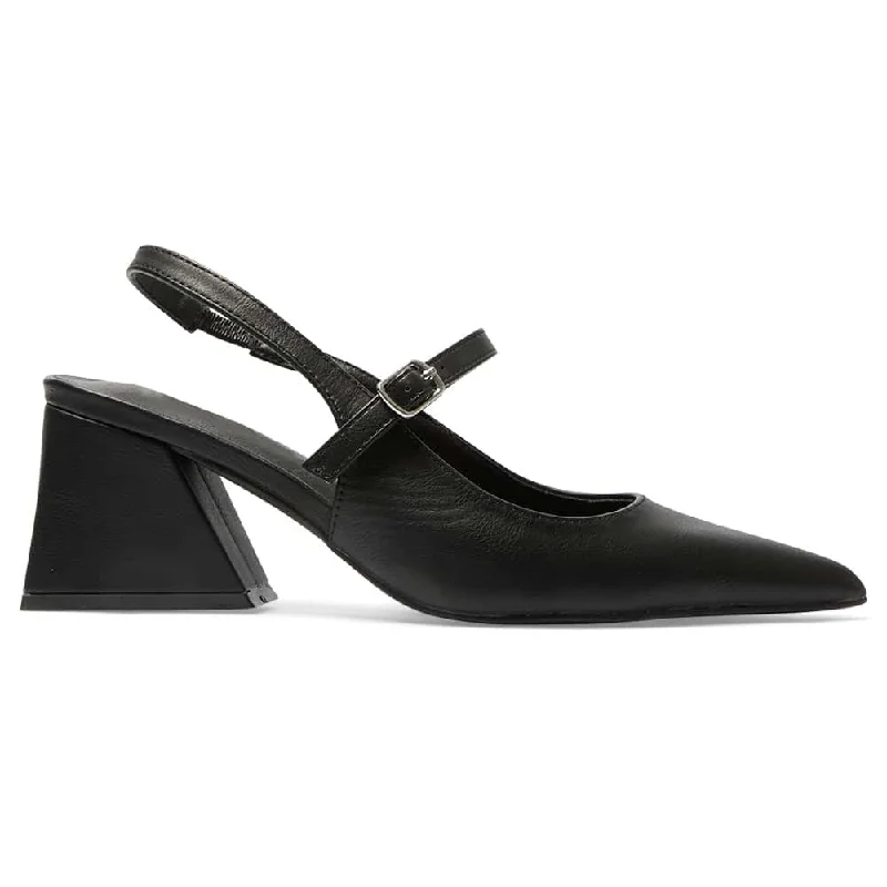 Loyal Heel in Black Smooth