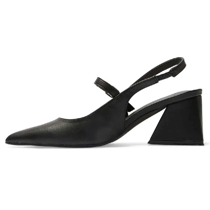 Loyal Heel in Black Smooth