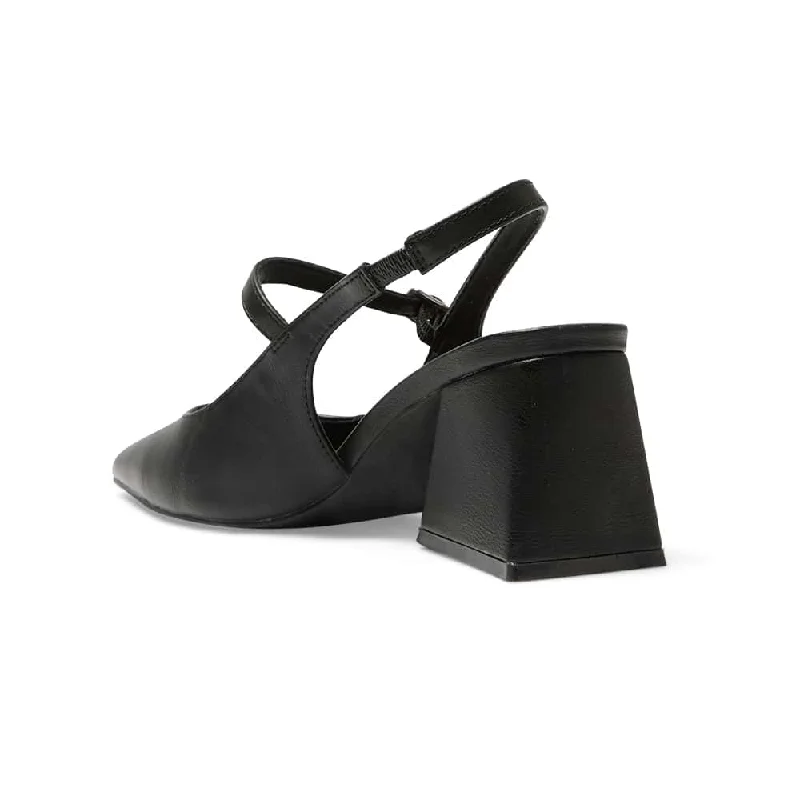 Loyal Heel in Black Smooth