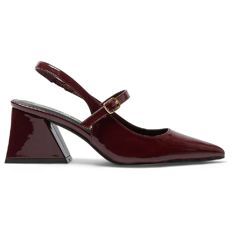 Loyal Heel in Cherry Patent