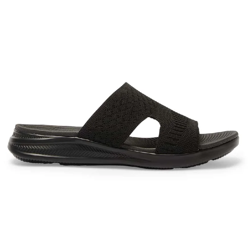 Madon Slide in Black On Black